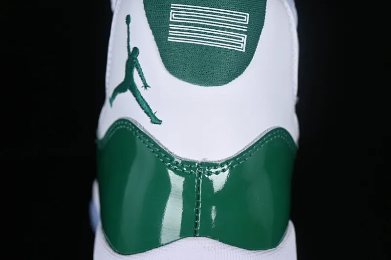 All categories Air Jordan Jordan series basketball shoes Air Jordan 11 Air Jordan 11 Retro "White And Green" AJ11 Joe 11 patent leather white and green CT8012-113